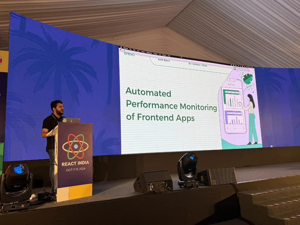 Amit Batra talk on stage