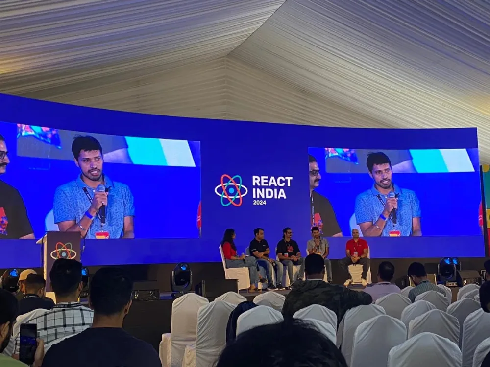 Sumit Kumar sharing insights in panel discussion