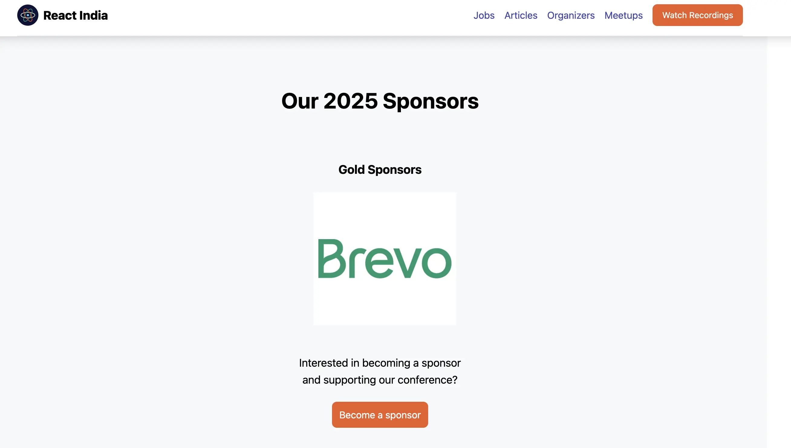 Brevo at React India